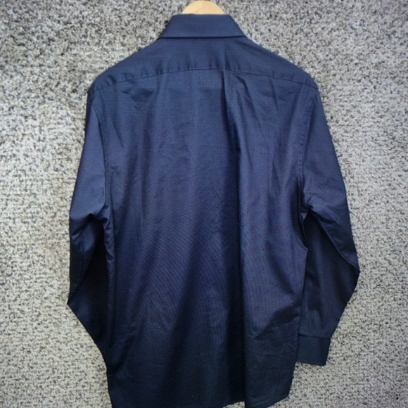 Tommy Hilfiger Men's Dark Blue Dress Shirt - Picture 7 of 7